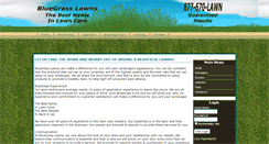 Desktop Screenshot of bluegrasslawns.com